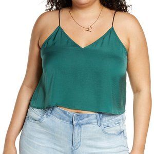 BP. Crop Satin Camisole (Plus Size)